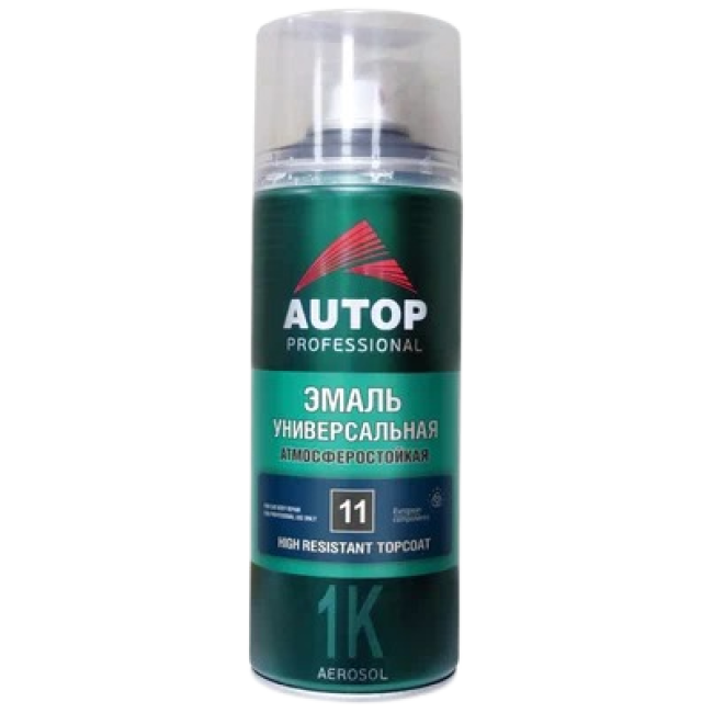 Autop AUTOP No. 11 - 醇酸瓷釉 - 黑色光泽 - 气雾剂，650 毫升 ATP-A07832 图片 – 阿斯特拉罕 | carpaint.kz