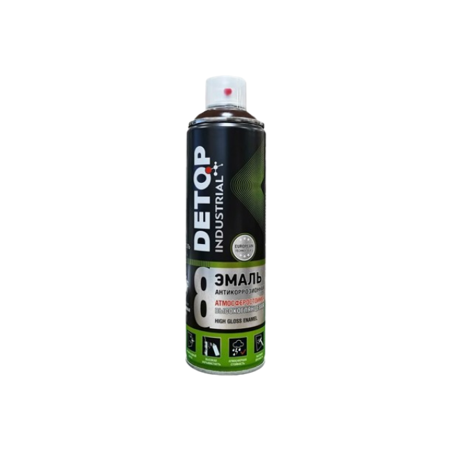 Detop RAL 8017 DETOP No. 8 - 耐候高光珐琅 - 巧克力棕色 - 气雾剂 DTI-A07770 图片 – 阿斯特拉罕 | carpaint.kz