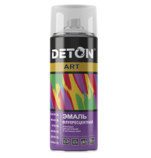 Enamel fluorescent DETON ART Yellow, aerosol 520 ml