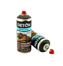 RR 32 DETON SPECIAL - Грунт-эмаль для металлочерепицы - Темно-коричневый - Аэрозоль, 520 мл