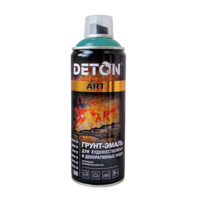 Көркем және сәндік жұмыстарға арналған праймер эмаль DETON ART, Azure, аэрозоль 520 мл DTN-A70683 – Астраханда сатып алу | Deton | carpaint.kz