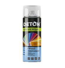 Грунт алкидный DETON UNIVERSAL - Белый, атмосферостойкая, аэрозоль, 520 мл