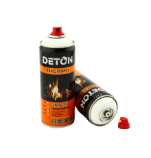DETON THERMO - Эмаль термостойкая - Белая - Аэрозоль, 520 мл