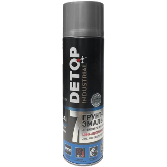 Detop 防腐底漆搪瓷 DETOP 7 号锌铝，气雾剂 650 毫升 DTI-A07680 图片 – 阿斯特拉罕 | carpaint.kz