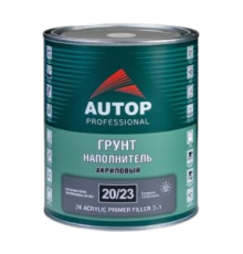 AUTOP 20/23 - 2K Acrylic Primer-Filler 3+1 - Gray - Can, 1L